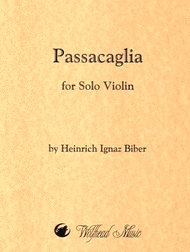 Passacaglia Sheet Music by Heinrich Ignaz Biber