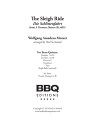 Sleigh Ride (Mozart) - Brass Quintet Sheet Music by Wolfgang Amadeus Mozart