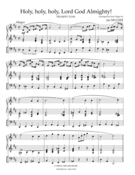 Holy Holy Holy - Solo Organ Sheet Music by John Bacchus Dykes