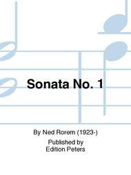 Sonata No. 1 Sheet Music by Ned Rorem