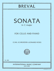 Sonata in C major Sheet Music by Jean Baptiste Sebastien Breval