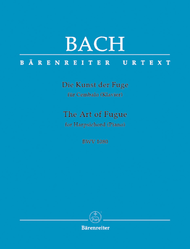 The Art Of Fugue Sheet Music by Johann Sebastian Bach
