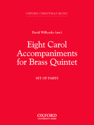 Eight Carol Accompaniments for Brass a 5 Sheet Music by David Willcocks