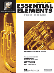 Essential Elements for Band - Baritone T.C. Book 1 with EEi Sheet Music by Various