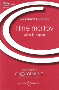 Hine Ma Tov Sheet Music by Allan Naplan
