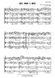 Kiss From A Rose - String Quartet Sheet Music by Seal