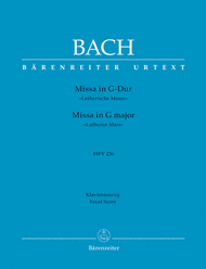 Mass G major BWV 236 'Lutheran Mass 4' Sheet Music by Johann Sebastian Bach