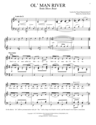 Ol' Man River Sheet Music by Jerome Kern