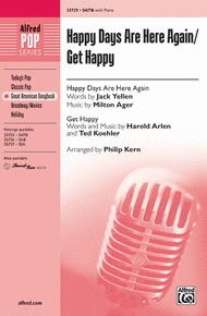 Happy Days Are Here Again / Get Happy Sheet Music by Philip Kern