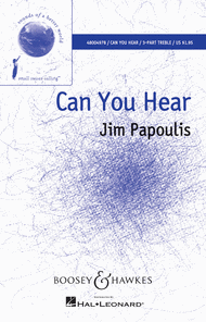 Can You Hear Sheet Music by Jim Papoulis