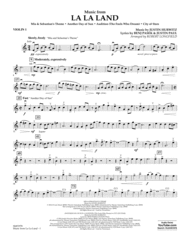 Music from La La Land - Violin 1 Sheet Music by Justin Hurwitz