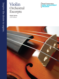 Violin Series: Orchestral Excerpts Sheet Music by The Royal Conservatory Music Development Program