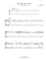 Be Thou My Vision - for 2-octave handbell choir Sheet Music by Traditional