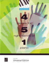 4 Pieces for 5 Right Hands At 1 Piano Sheet Music by Mike Cornick