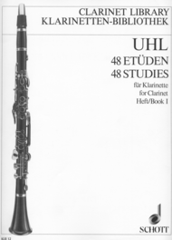 48 Studies for Clarinet - Volume 1 Sheet Music by Alfred Uhl