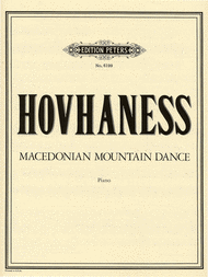 Macedonian Mountain Dance Sheet Music by Alan Hovhaness
