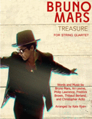 Treasure (String Quartet) Sheet Music by Bruno Mars