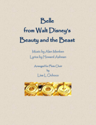 Belle from Walt Disney's Beauty and the Beast for Flute Choir Sheet Music by Alan Menken