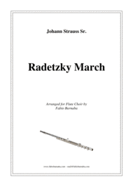 Radetzky March - for Flute Choir Sheet Music by Johann Strauss Sr.