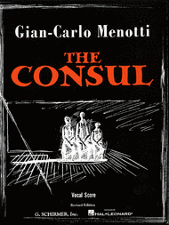 The Consul - Vocal Score Sheet Music by Gian Carlo Menotti