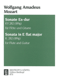 Sonata in Eb major K. 282 Sheet Music by Wolfgang Amadeus Mozart