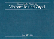 Romantic Music for Violoncello and Organ Sheet Music by Various