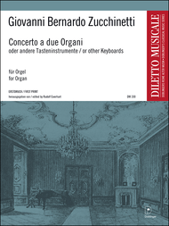 Concerto a due Organi Sheet Music by Giovanni Bernardo Lucchinetti