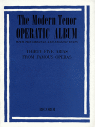 Modern Tenor Operatic Album Sheet Music by Various
