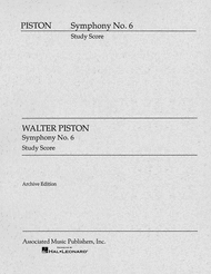 Symphony No. 6 (1955) Sheet Music by Walter Piston