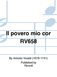 Il povero mio cor RV658 Sheet Music by F. Degrada