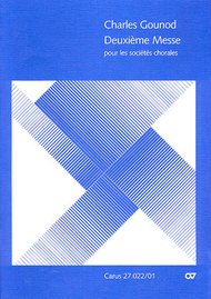 Messe breve no. 2 pour les societes chorales Sheet Music by Charles Francois Gounod