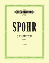3 Duets Op. 39 Sheet Music by Louis Spohr