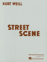 Street Scene Sheet Music by Kurt Weill