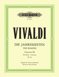 The Four Seasons Op. 8 No. 3 in F ''Autumn'' Sheet Music by Antonio Vivaldi