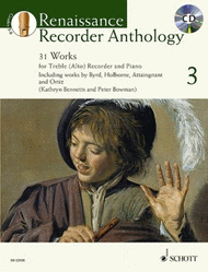 Renaissance Recorder Anthology 3 Vol. 3 Sheet Music by Kathryn Bennetts