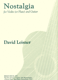 Nostalgia Sheet Music by David Leisner