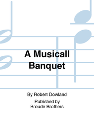 A Musicall Banquet. PF 59 Sheet Music by Various