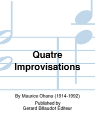 Quatre Improvisations Sheet Music by Maurice Ohana