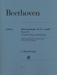 Piano sonata C minor - Op. 13 [Grande Sonate Pathetique] Sheet Music by Ludwig van Beethoven