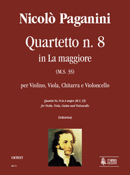 Quartet No. 8 in A Major (M.S. 35) Sheet Music by Nicolo Paganini