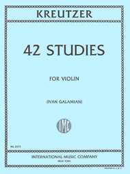42 Studies Sheet Music by Rodolphe Kreutzer