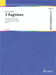 Three Ragtimes Sheet Music by Scott Joplin