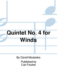 Quintet No. 4 For Winds Sheet Music by David Maslanka