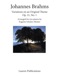Variations on an Original Theme Op. 21 No. 1 Sheet Music by Johannes Brahms