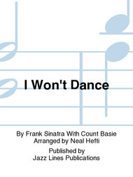 I Won't Dance Sheet Music by Frank Sinatra With Count Basie