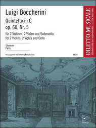 Quintetto in G-Dur op. 60 / 5 Sheet Music by Luigi Boccherini