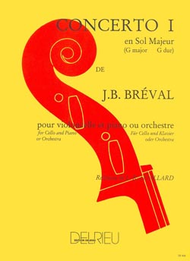 Concerto No. 1 en Sol maj. Sheet Music by Jean-Baptiste Breval