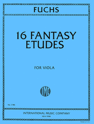16 Fantasy Etudes Sheet Music by Lillian Fuchs