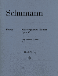 Piano Quartet in E flat major Op. 47 Sheet Music by Robert Schumann
