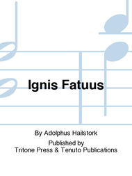 Ignis Fatuus Sheet Music by Adolphus Hailstork